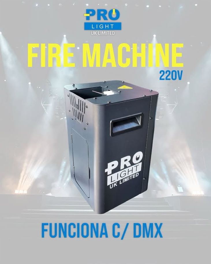 Projetor de Chamas DMX